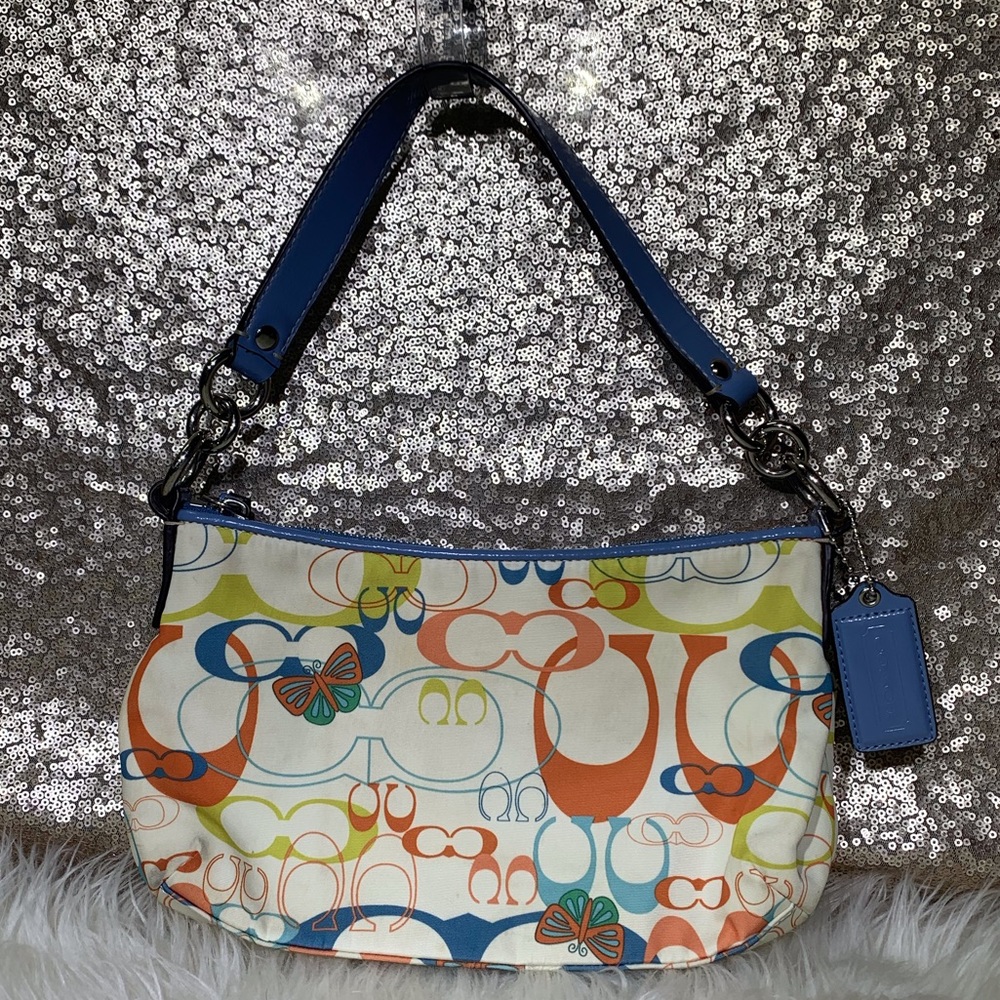Coach Optic Butterfly Demi Baguette